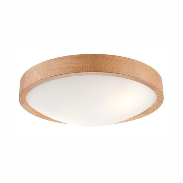 Lamkur Taklampa Enkel Flush Ek, 2x E27