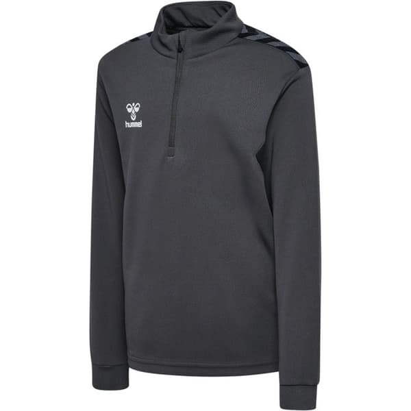 Äkta sweatshirt 1/4 zip barn Hummel - asfalt