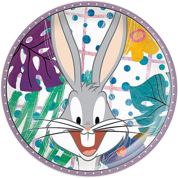Tallrik - EGAN - Bugs Bunny - 19 cm - Flerfärgad - Stötsäker