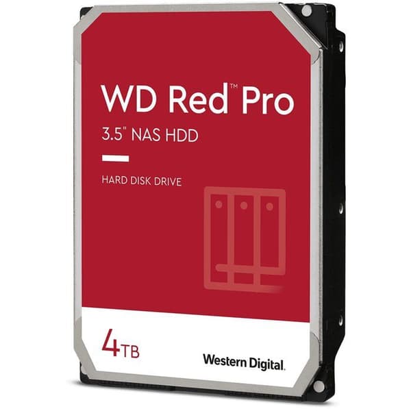 WD Red Pro - WD4005FFBX - Hårddisk - 4 To - 3,5" - 7200 varv/min