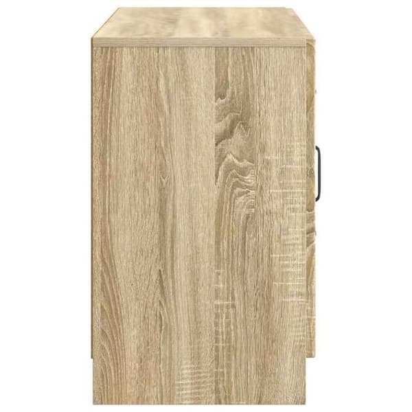 vidaXL Buffé Ek Sonoma 89 x 34,5 x 57 cm Ingenjörsträ 895807