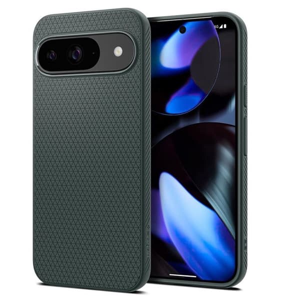 Spigen Liquid Air – Fodral för Google Pixel 9/9 Pro (Grön Abyss)