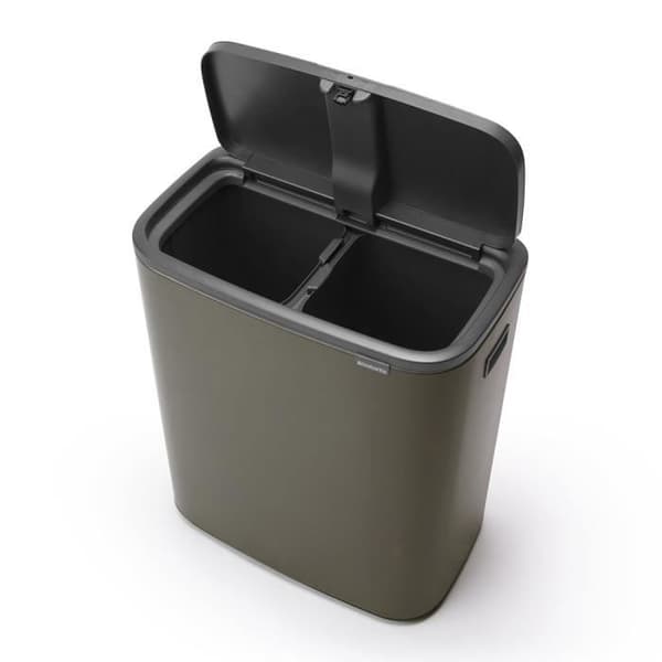 brabantia - soptunna 2x30l platina - 221521