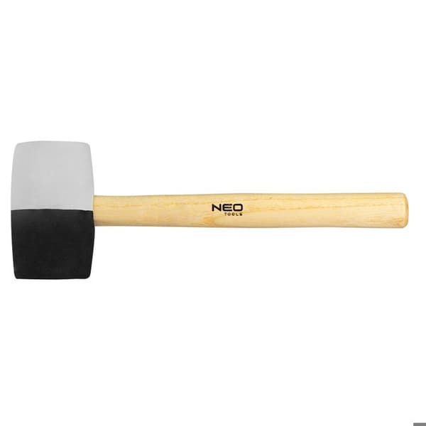 Gummihammare - NEO TOOLS - 63 mm - 680 g - Standard - Användning trä