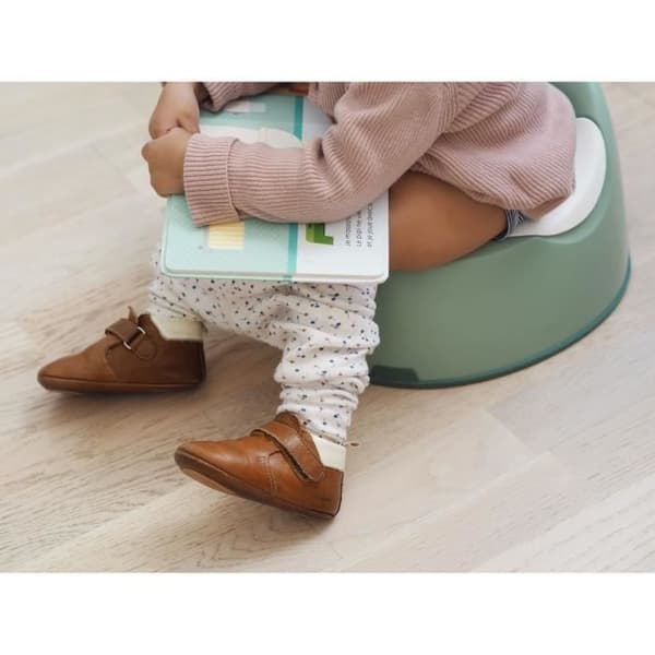 BEABA, Babypotta, ergonomisk, salviagrön