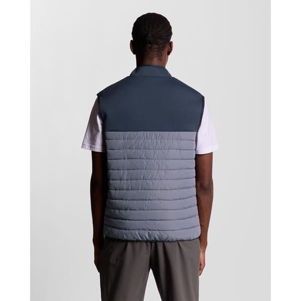 Lyle & Scott hybrid väst i fleece