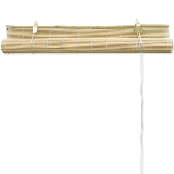 vidaXL Bambu Rullgardin 140 x 220 cm Natur
