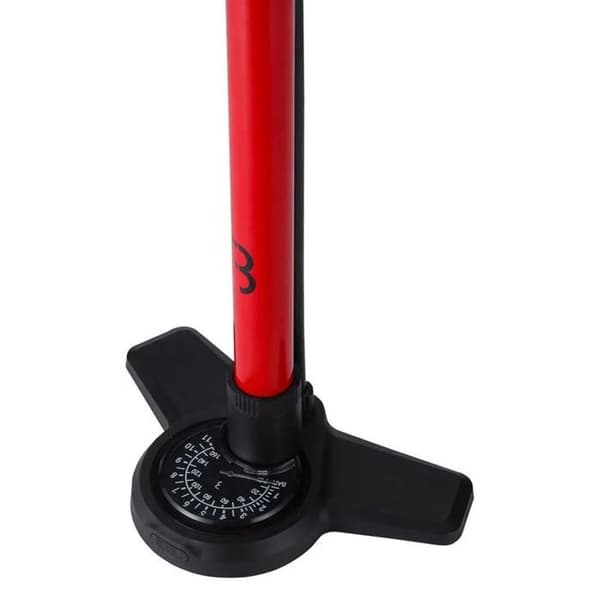 Fotpump - BBB - AirBoost 2.0 - Högtryck - Precisionsmanometer - DualHead 3.0
