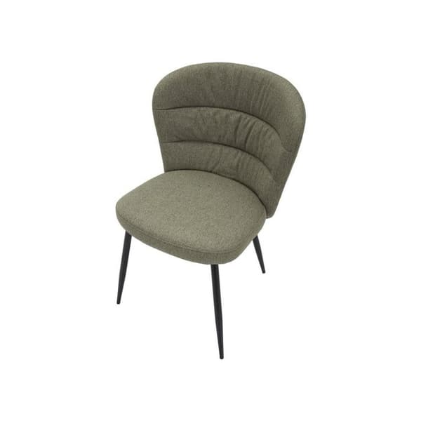 2-pack Stolar i Tyg "Losanna" 85cm Grön