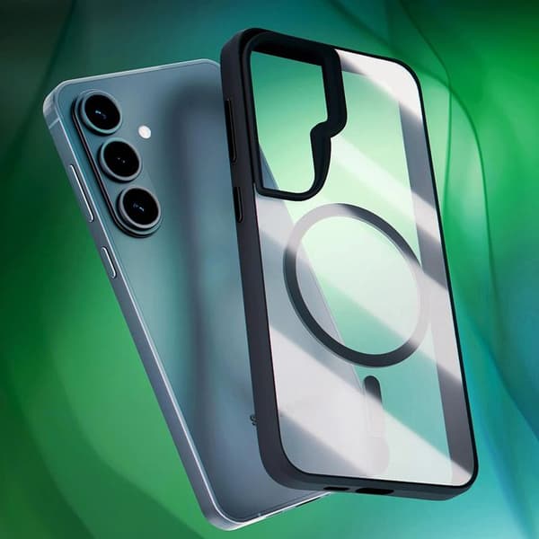 Coque 3mk Satin Armor MagCase för Samsung Galaxy S26 - Svart