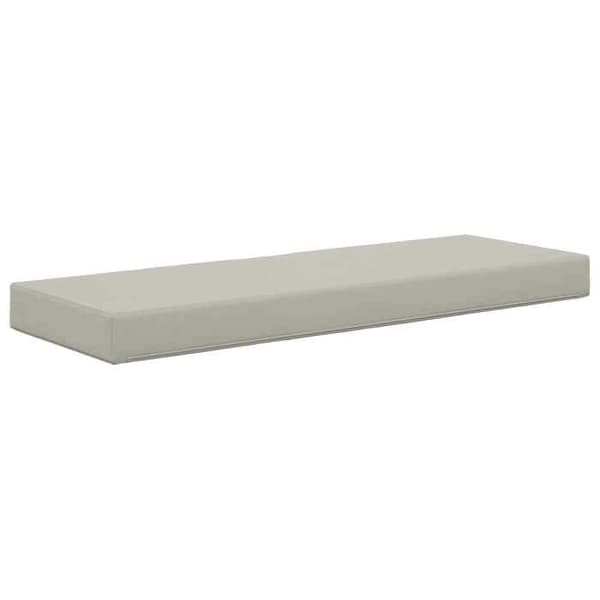 vidaXL Utomhus Sittdyna Grå 111,5 x 40 x 8 cm 900966