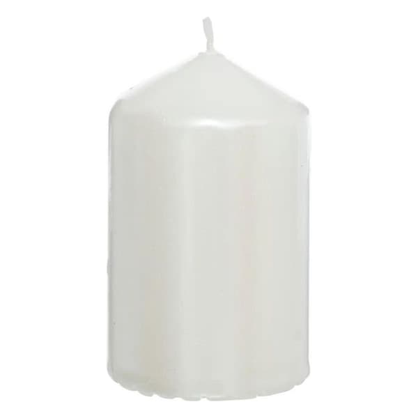 Förpackning med 4 adventsljusstakar "Satin" 12cm Vit