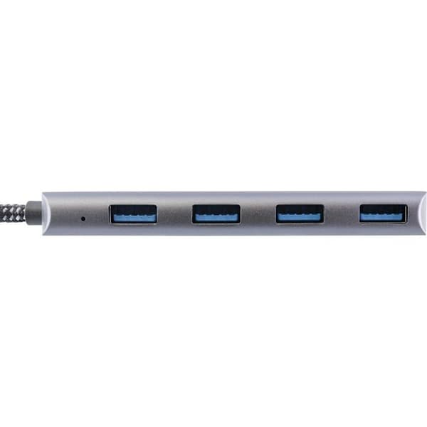 Annan USB-kringutrustning Inline - 33271R - USB 3.2 Hub Typ-C zu 4x A 10Gb/s Metallgehäuse grå ()