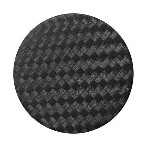 Stöd för mobiltelefon - POPSOCKETS - Carbonite Weave 90218 - Svart - Silver - Elegant design