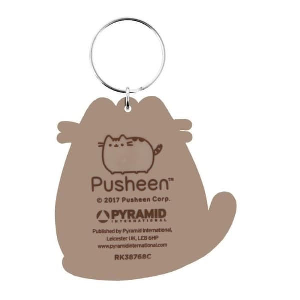 Nyckelring - PUSHEEN - Pizza - Vit - Original - Söt