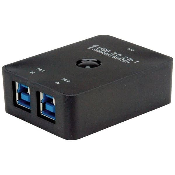 USB 3.2 Gen 1-switch - Value - 14.99.2015 - 2 portar - Svart