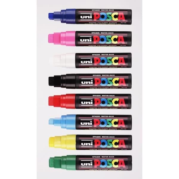 POSCA rektangulär markör Extra-Large Vit