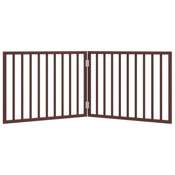 vidaXL Fällbar hundbur 2 paneler 160 cm poppelträ 352200