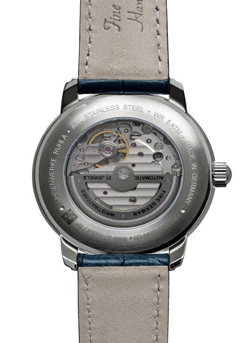 Klocka - Herr - 8568-3 - Läder - Rostfritt stål - Chronograf