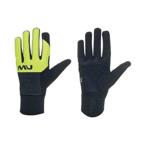 Cykelhandskar Northwave Fast Gel - svart/gul fluo