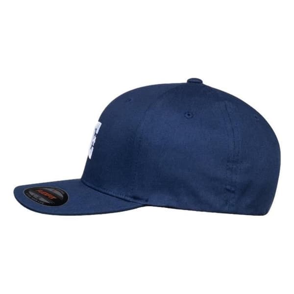 Keps - DC - Capstar Flexfit - Svart Iris - 6 paneler - 95% Bomull - 5% Elastan