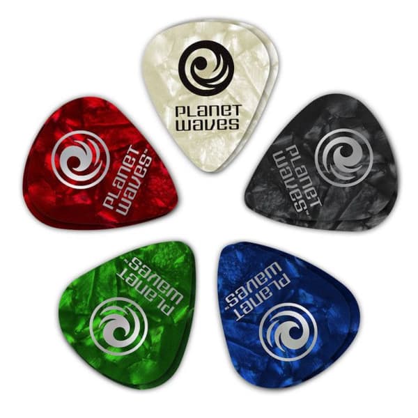 Mediators - PLANETWAVES - 1CAP7-25 - Pärlemor (Pearl) - Pack 25 - Extra-tung