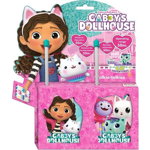 Talkie walkie 2D Gabbys dockskåp - BARNLICENSERING - GD00058