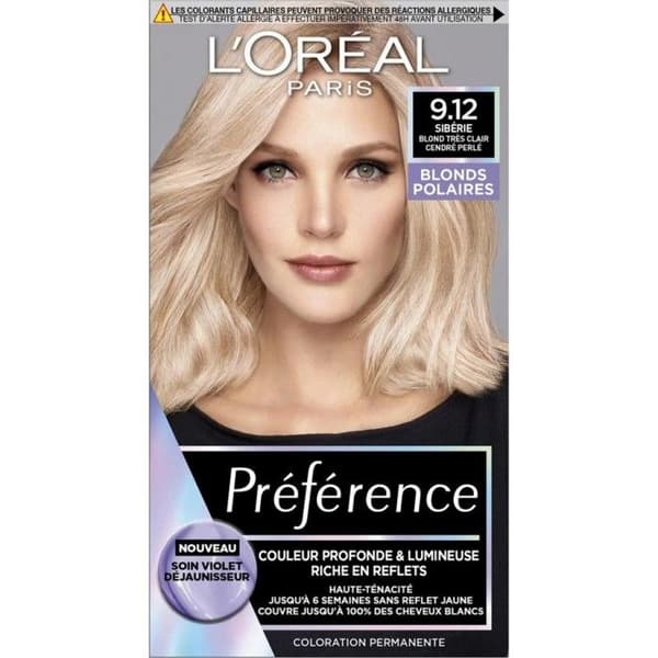 CLAIR PREFERENCE BLONDER POLAR FÄRGNING PERMANENT KARTONG 1CT