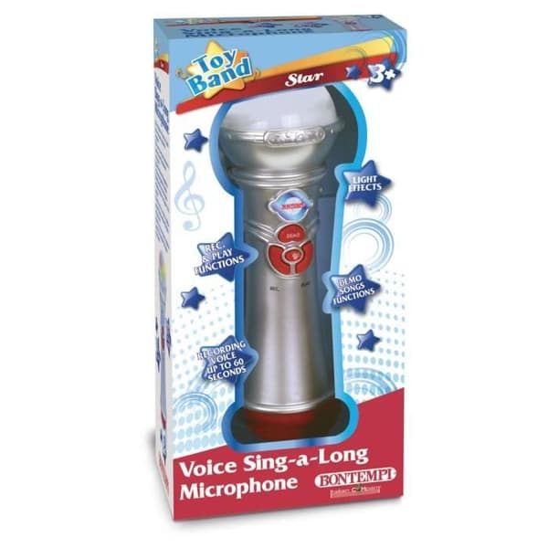 Bontempi Toy Microphone Silver