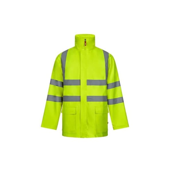 Vattentät 4-i-1 jacka Velilla - fluorescerande gul