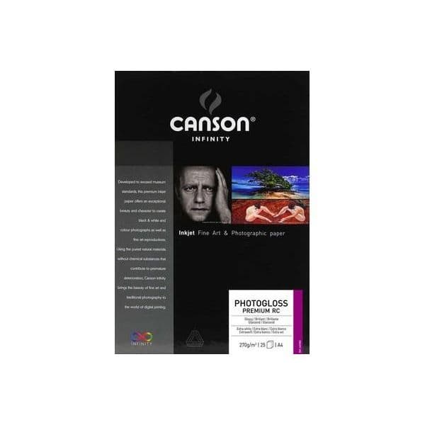 Canson Infinity A4-25f-270g/m² fotopapper för bläckstråleutskrift