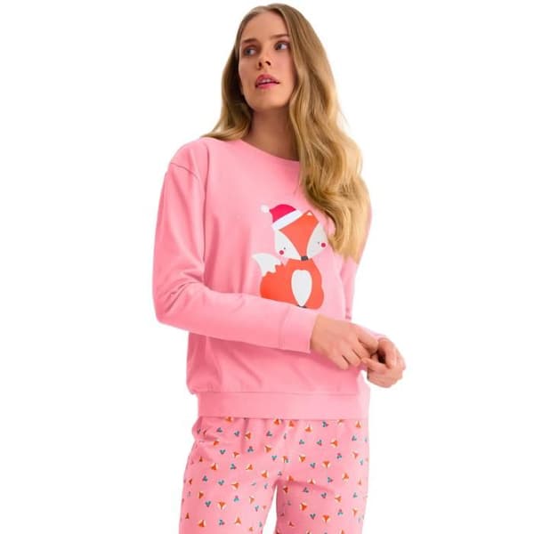 Pyjamas med långa ärmar för kvinnor Lisca Foxy