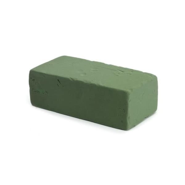 Blomsterfoder - Grön oas - 20 x 10 x 7.5 cm - Kompatibel med riktiga blommor