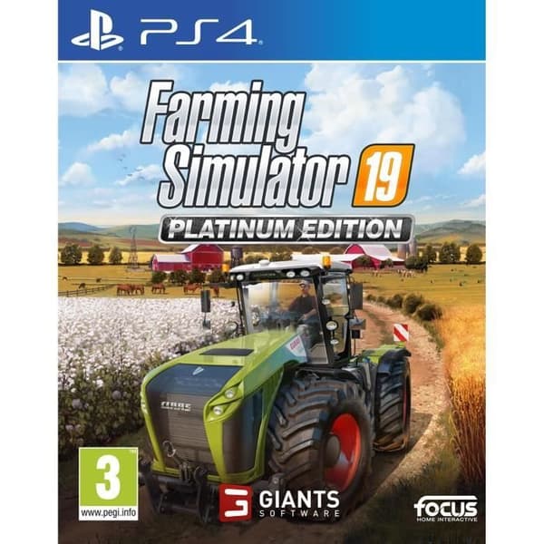 Farming Simulator 19 Platinum Edition PS4-spel