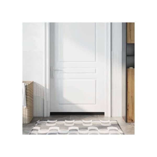 Borstdynan för dörr - vidaXL - Silver - 100 cm - 6 stycken - Ljudisolerande - Termisk isolering