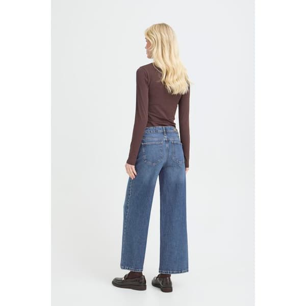 Jeans med vida ben dam b.young Kyjla