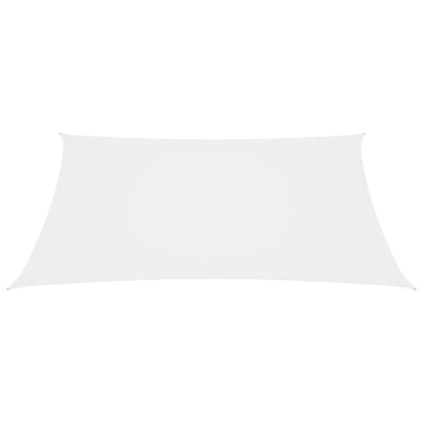 vidaXL Parasol Sail Oxford Tyg Square 2,5x2,5 m Vit