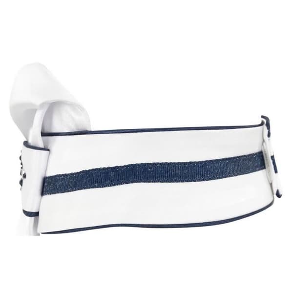 Slips - ANKY - Stone-Deluxe - Vit-Blå - Polyester satin - Unisex