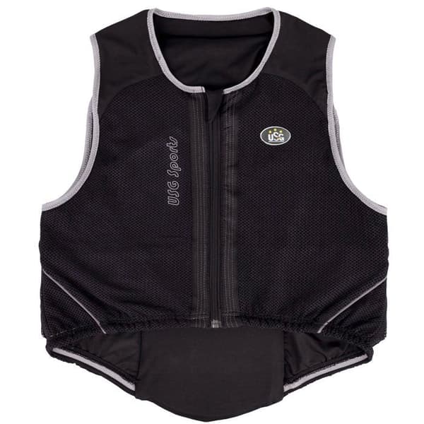 Ryggskydd ridning dam USG Precto Quick Fit - Svart - M