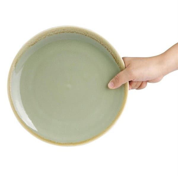 Rund Tallrik Färg Mousse 230 mm - Set om 6