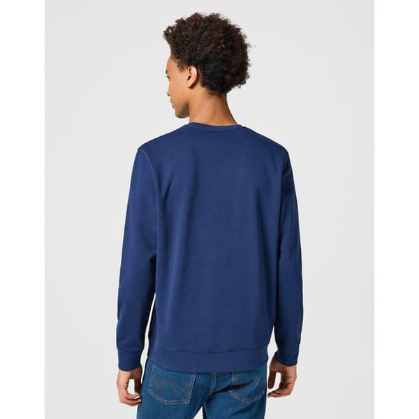 Sweatshirt Wrangler Litet logotyp Crew