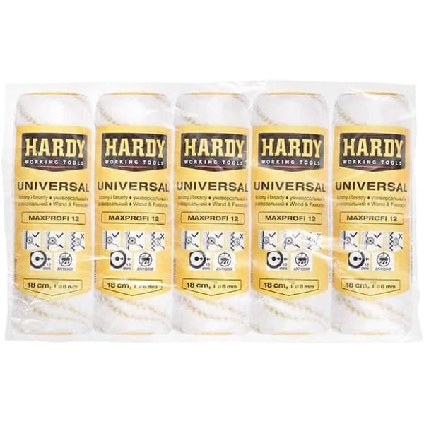 Parti av 5 rullar Hardy Maxprofi 12 25 cm diam. 48 mm