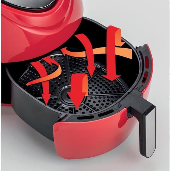 Luftfritös - ARIETE - MAX 2,5 KG - Röd - 1800W - 5,5L - 7 program