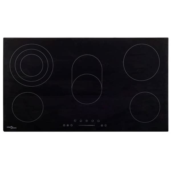vidaXL Ceramic Hob 5 Burners Touch Control 8500 W 51440