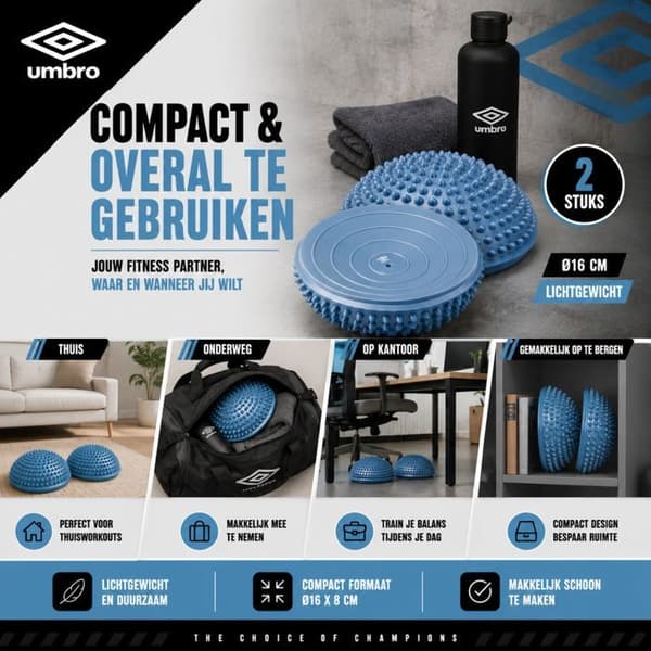 Umbro Kudde 2 delar Blå