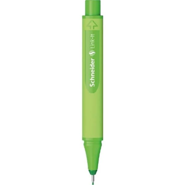 Fineliner - SCHNEIDER - Link-It 04 - Svart - Blackforest-Grön - Fin spets