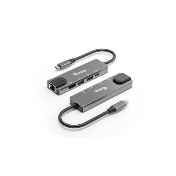 Multifunktionsadapter - EQUIP - 133489 - HDMI 4K/30Hz - Gigabit LAN - USB 3.2 Gen1 - USB PD 100W