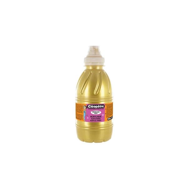 Akrylfärg - Princess Mérit - Guld - 500 ml - Blank - Blandet