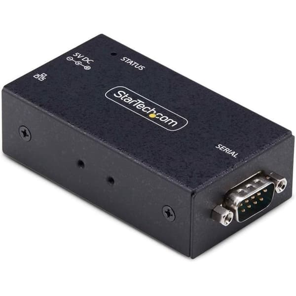 Serie till Ethernet-adapter - STARTECH - 1 Port - Metallchassi - Fjärrhantering - RS232