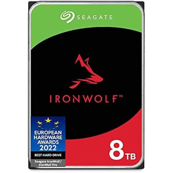 Intern HDD NAS - SEAGATE - IronWolf - 8 To - SATA 6 Gbit/s - 7200 TR/Min